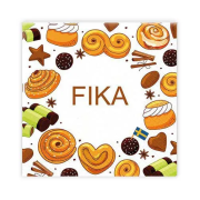 Kaffeservetter 20-pack Fika